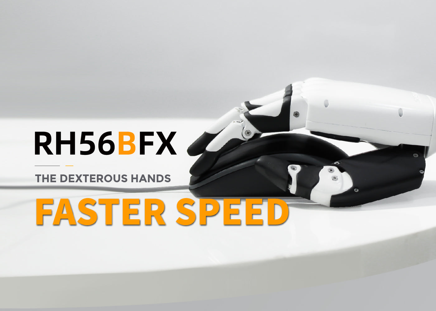 Inspire RH56BFX, mano dexterous alta velocità 570 gradi/s