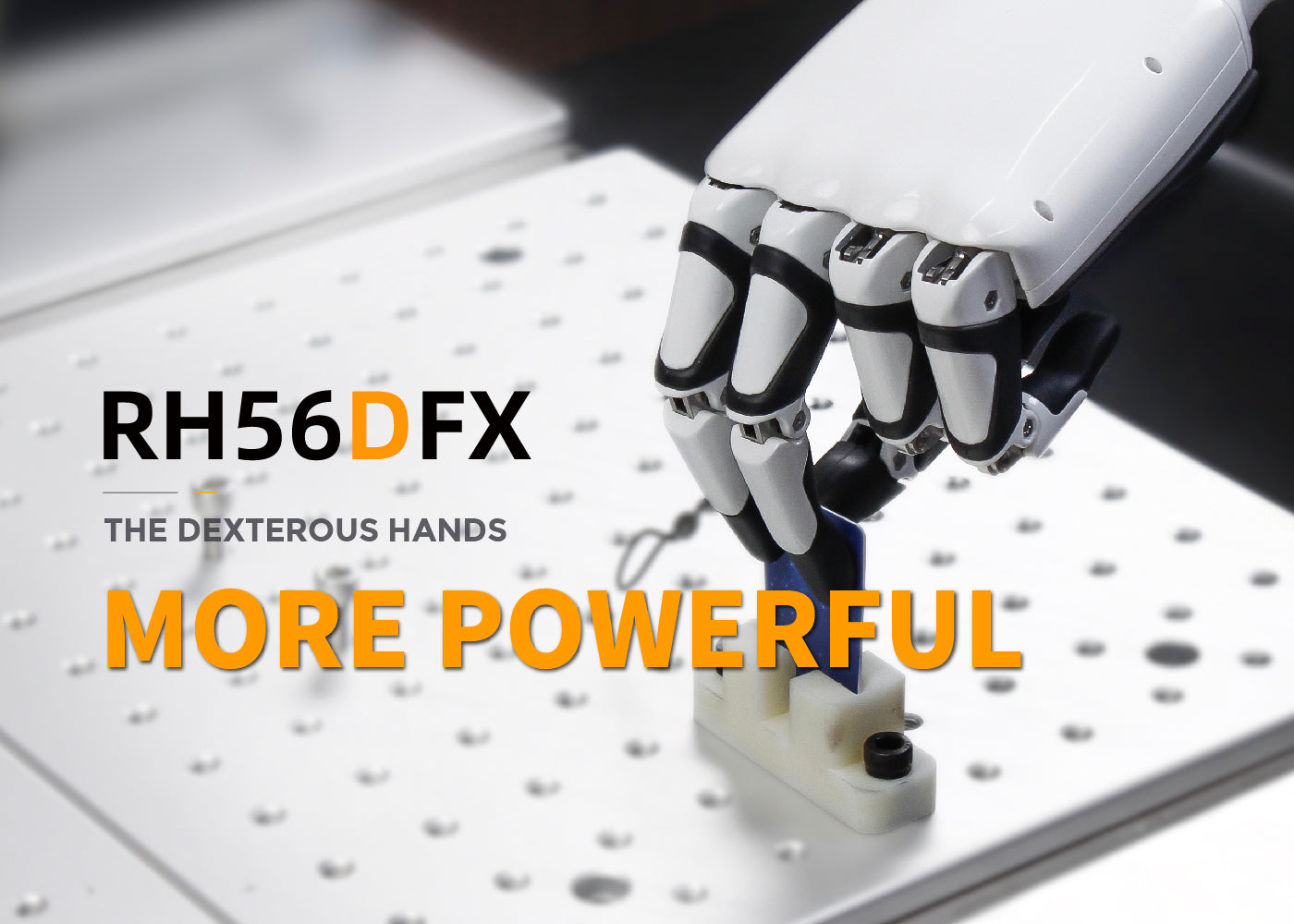Inspire RH56DFX, mano dexterous 6 DoF force-controlled