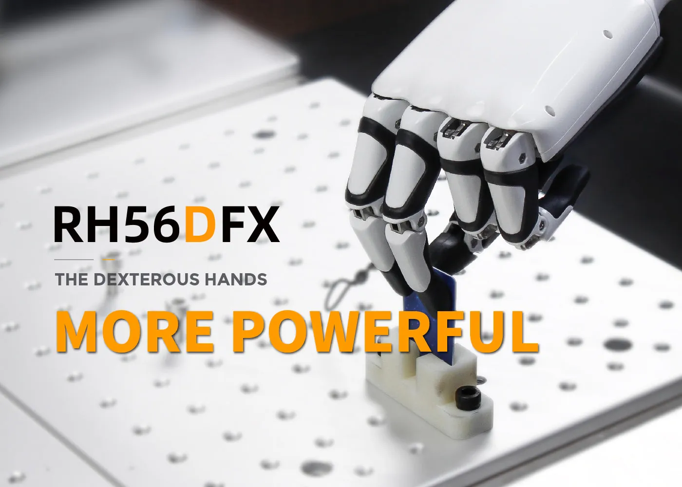 Inspire RH56DFX, mano dexterous 6 DoF force-controlled